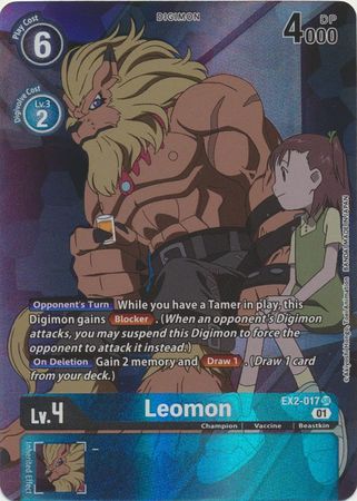 EX02-017 ALTERNATE ART Leomon