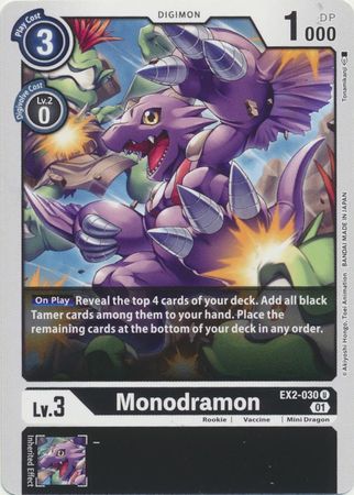 EX02-030 Monodramon Uncommon