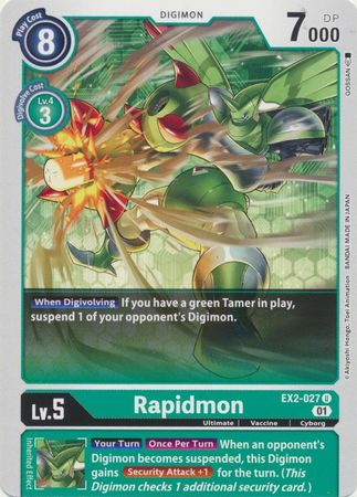 EX02-027 Rapidmon Uncommon