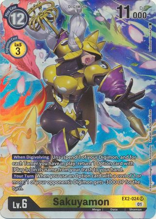 EX02-024 ALTERNATE ART Sakuyamon