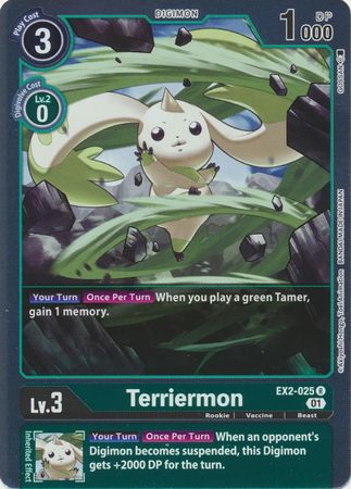 EX02-025 Terriermon Rare