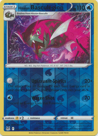 045/196 Hisuian Basculegion Rare Reverse Holo Lost Origin