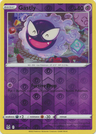 064/196 Gastly Common Reverse Holo Lost Origin