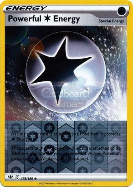 176/189 Powerful Colorless Energy Trainer Uncommon Reverse Holo Darkness Ablaze Single Card