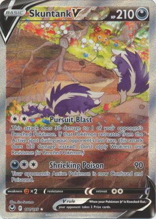 181/195 Skuntank V Alternate Art Silver Tempest