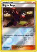 177/214 Koga's Trap Uncommon Trainer Reverse Holo Unbroken Bonds