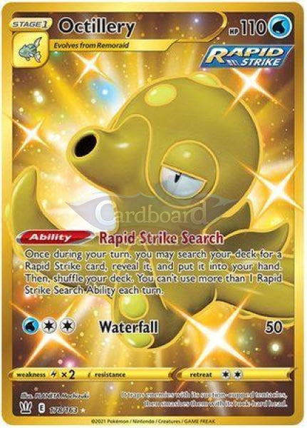 178/163 Octillery Secret Rare Battle Styles Single Card