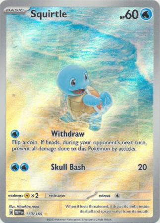 170/165 Squirtle Illustration Rare Scarlet & Violet 151