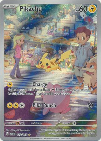 173/165 Pikachu Illustration Rare Scarlet & Violet 151