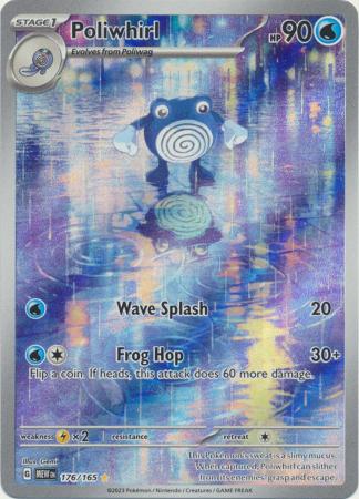 176/165 Poliwhirl Illustration Rare Scarlet & Violet 151