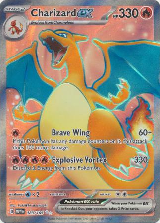 183/165 Charizard EX Ultra Rare Scarlet & Violet 151