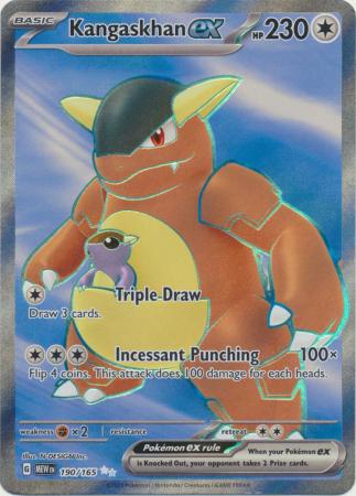 190/165 Kangaskhan EX Ultra Rare Scarlet & Violet 151