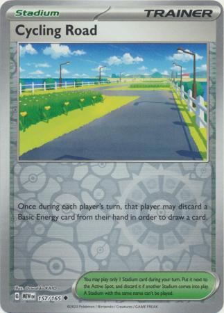 157/165 Cycling Road Uncommon Reverse Holo Scarlet & Violet 151