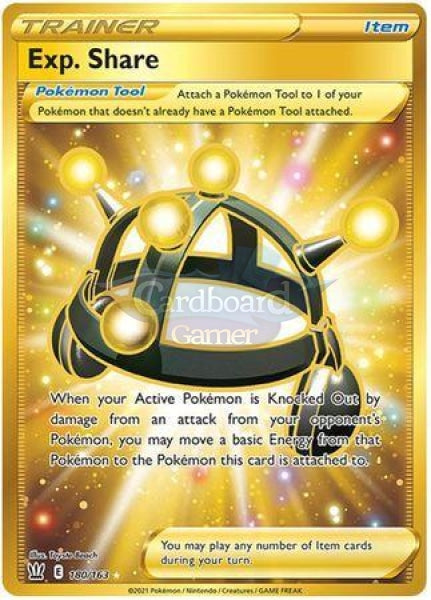 180/163 Exp. Share Item Secret Rare Battle Styles Single Card