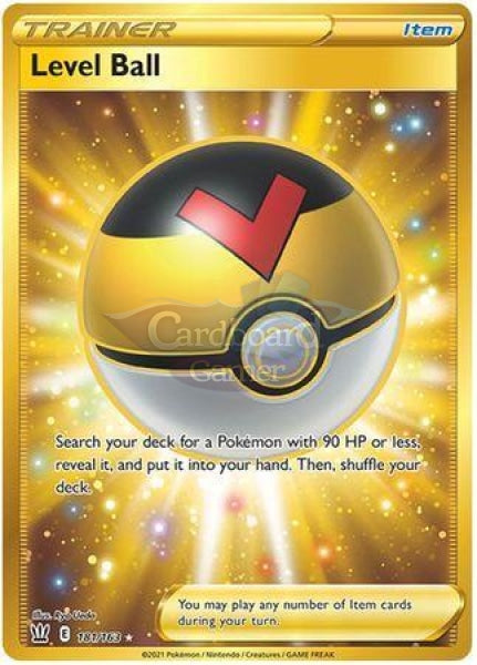 181/163 Level Ball Item Secret Rare Battle Styles Single Card