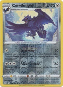190/264 Corviknight Rare Reverse Holo Fusion Strike Single Card