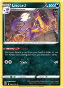 091/172 Liepard Rare Brilliant Stars Pokemon TCG