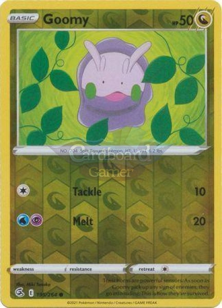 195/264 Goomy Common Reverse Holo Fusion Strike Single Card