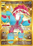 198/185 Galarian Obstagoon Gold Secret Rare Vivid Voltage Single Card