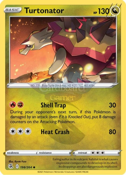 198/264 Turtonator Uncommon Fusion Strike Single Card