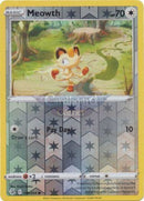 199/264 Meowth Common Reverse Holo Fusion Strike Single Card