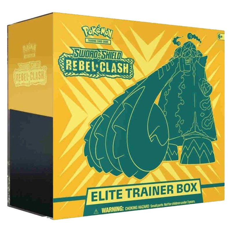 POKEMON TCG Sword and Shield Rebel Clash Elite Trainer Box