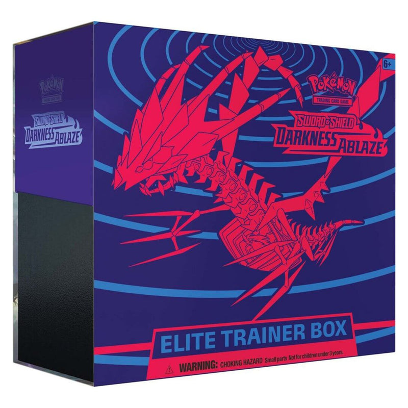 POKEMON TCG Sword And Shield Darkness Ablaze Elite Trainer Box