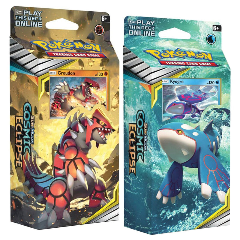 POKEMON TCG Cosmic Eclipse Groudon and Kyogre Theme Decks (Bundle)