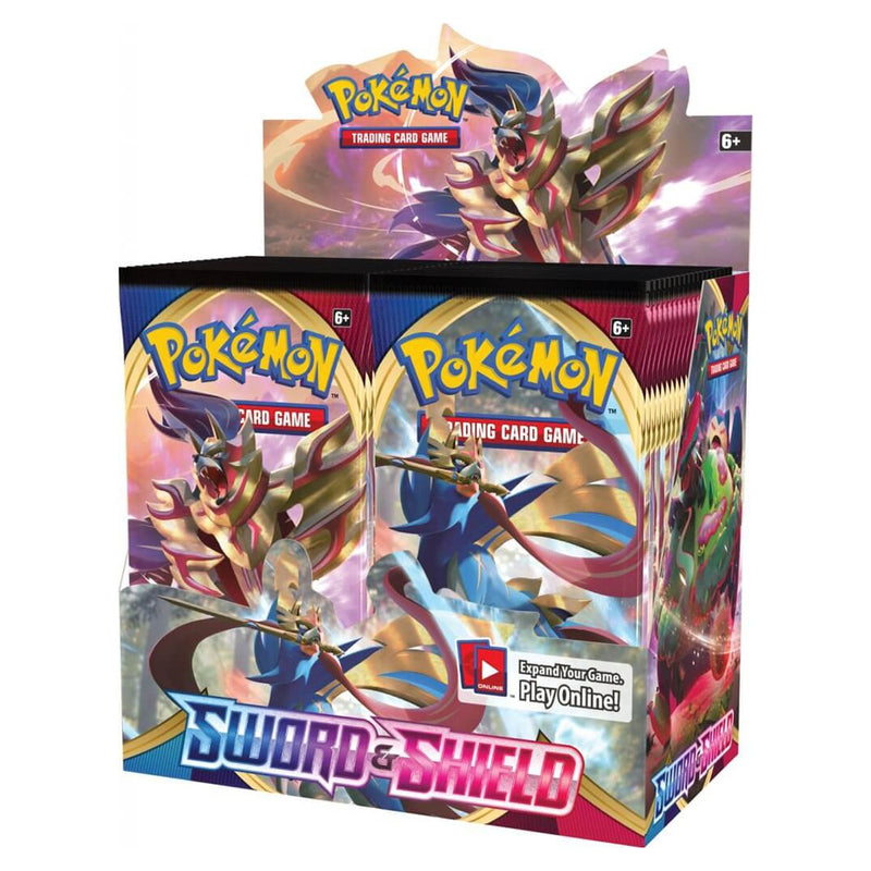 POKEMON TCG Sword and Shield Base Booster Box Incl 36 Booster Packs