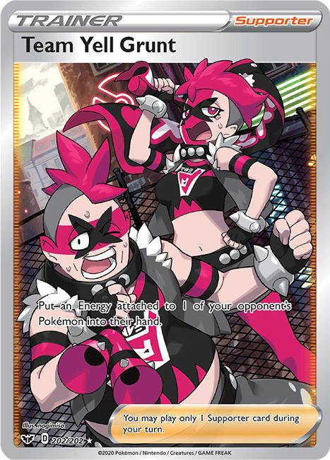 202/202 Team Yell Grunt Full Art Trainer Sword & Shield