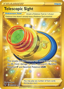 203/185 Telescopic Sight Gold Trainer Secret Rare Vivid Voltage Single Card