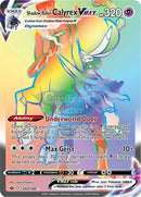 204/198 Shadow Rider Calyrex Vmax Hyper Rare Chilling Reign Single Card