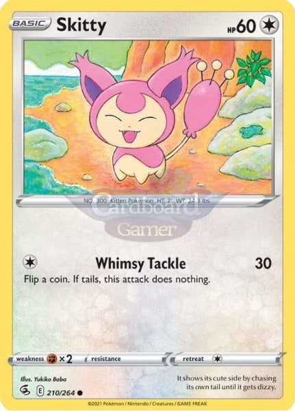 210/264 Skitty Common Fusion Strike Single Card