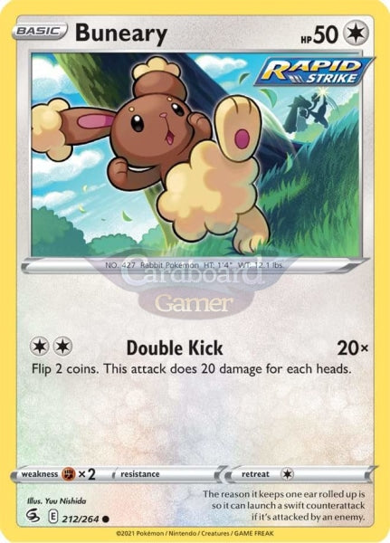 212/264 Buneary Common Fusion Strike Single Card