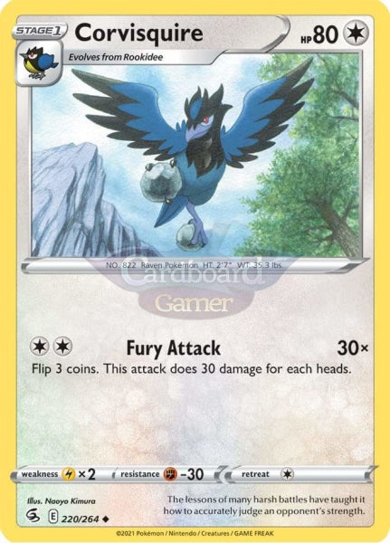 220/264 Corvisquire Uncommon Fusion Strike Single Card