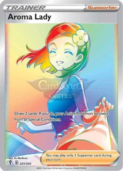 221/203 Aroma Lady Hyper Rare Evolving Skies Single Card