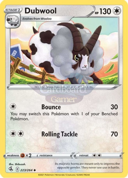 223/264 Dubwool Uncommon Fusion Strike Single Card