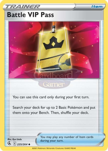 225/264 Battle Vip Pass Uncommon Fusion Strike Single Card