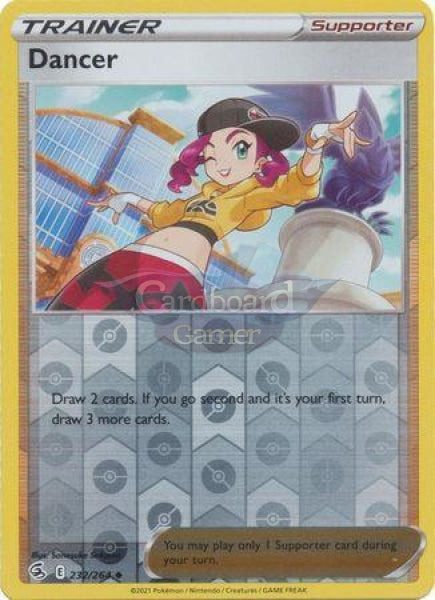 232/264 Dancer Uncommon Reverse Holo Fusion Strike Single Card