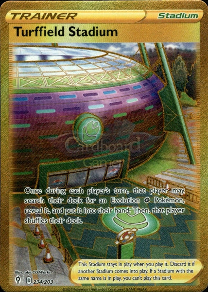 234/203 Turffield Stadium Secret Rare Evolving Skies Single Card