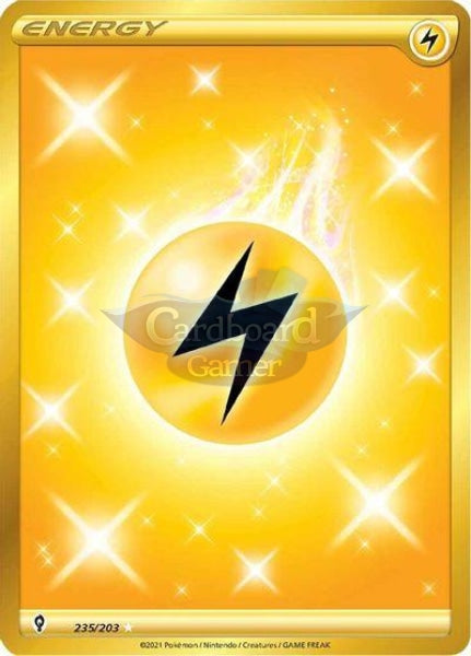 235/203 Lightning Energy Secret Rare Evolving Skies Single Card