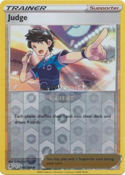 235/264 Judge Uncommon Reverse Holo Fusion Strike Single Card