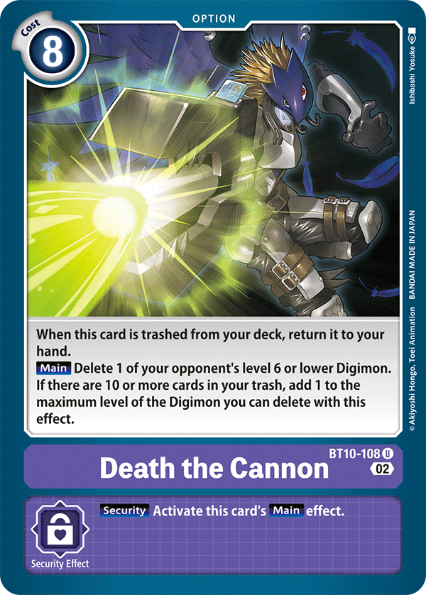 BT10-108 Death the Cannon Uncommon