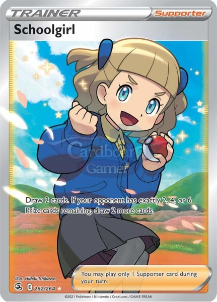262/264 Schoolgirl Full Art Fusion Strike Single Card