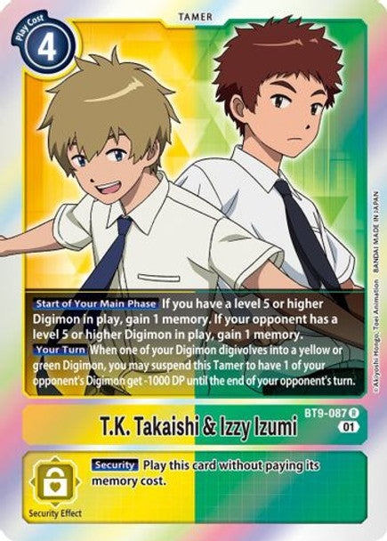 BT9-087 T.K. Takaishi & Izzy Izumi Rare