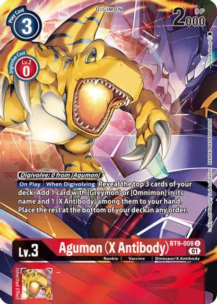 BT9-008 Agumon X Antibody ALTERNATE ART