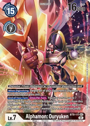 BT9-111 Alphamon: Ouryuken ALTERNATE ART