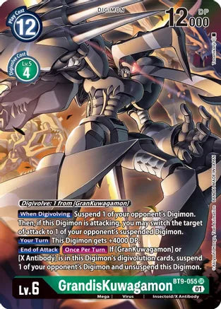 BT9-055 GrandisKuwagamon ALTERNATE ART