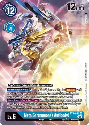 BT9-031 MetalGarurumon X Antibody ALTERNATE ART