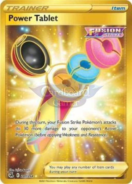 281/264 Power Tablet Secret Rare Fusion Strike Single Card